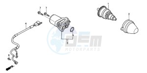 SCV100F LEAD drawing STARTING MOTOR