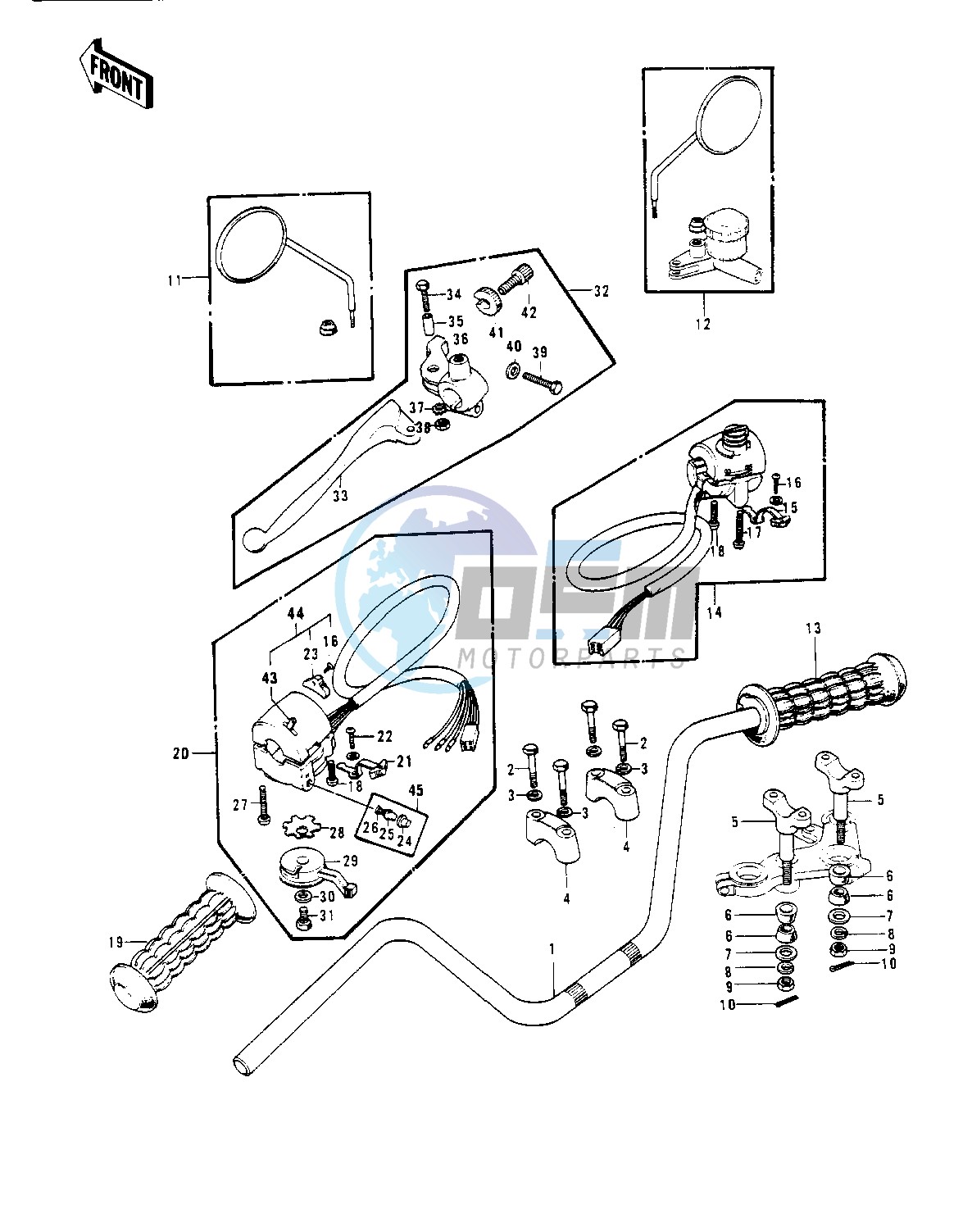 HANDLEBAR -- 74-75 S3_S3-A- -