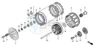 CRF450R drawing CLUTCH