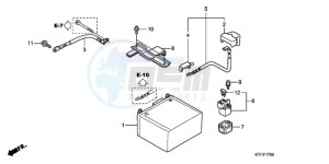 SH150D9 Europe Direct - (ED / KMH) drawing BATTERY