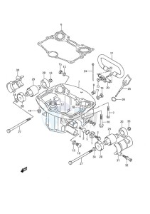 DF 25 V-Twin drawing Oil Pan