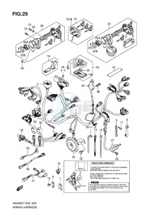 AN400 ABS BURGMAN EU-UK drawing WIRING HARNESS