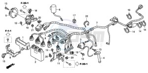 TRX450ER drawing WIRE HARNESS (TRX450R6,7,8/ER6,7,8)