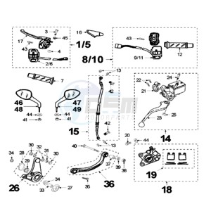 FIGHT E drawing BRAKE CALIPER * AJP*