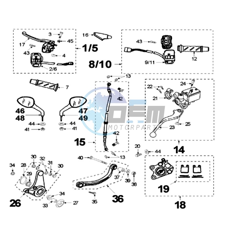 BRAKE CALIPER * AJP*