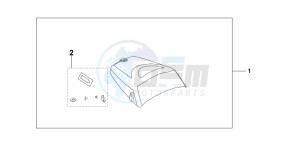 CBF1000T drawing SEAT COWL*PB324C*