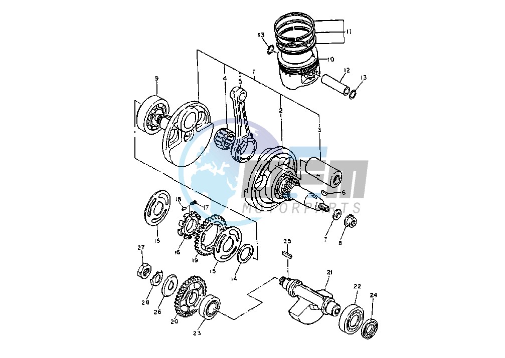 CRANKSHAFT PISTON