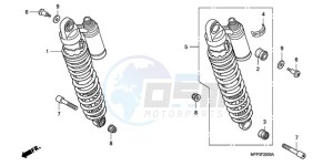 CB13009 Australia - (U / MME TWO) drawing REAR CUSHION