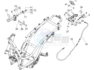 Beverly 250 ie e3 drawing Locks