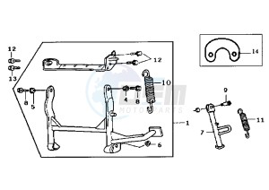 SUPER DUKE - 150 cc drawing STAND