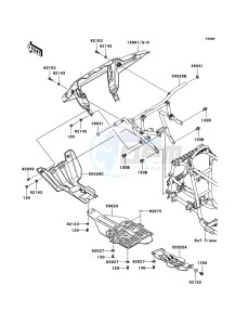 KVF750_4X4 KVF750DBF EU GB drawing Guard(s)