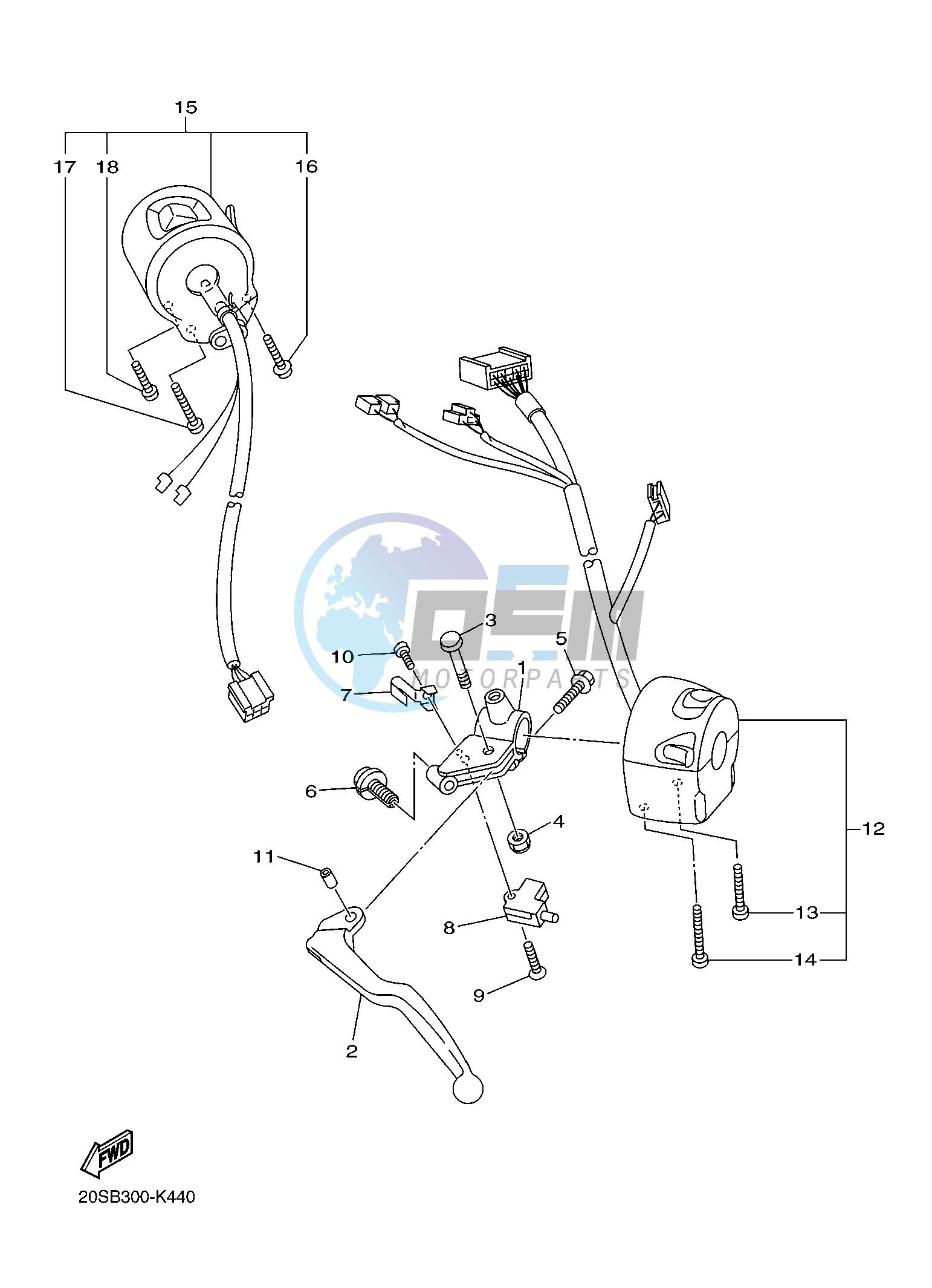 HANDLE SWITCH & LEVER