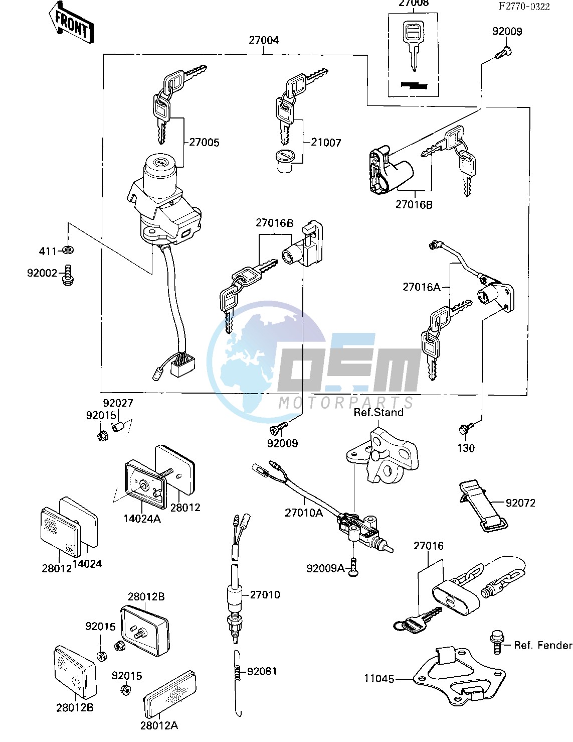 IGNITION SWITCH_LOCKS_REFLECTORS