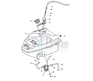 XC FLY ONE 150 drawing FUEL TANK