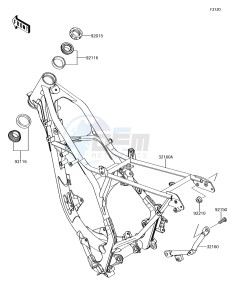 KX85 KX85CGF EU drawing Frame