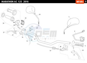 MARATHON-AC-RED drawing HANDLEBARS