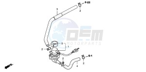 FJS400D SILVER WING drawing AIR INJECTION VALVE