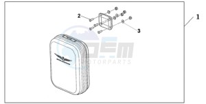 GL1800A SI - (SI) drawing FAIRING POUCH