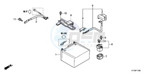 SH125B drawing BATTERY