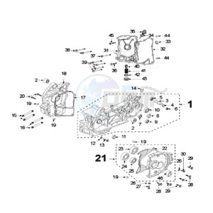 SUM 125 drawing CRANKCASE