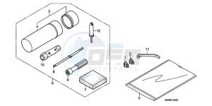 TRX250TEA Australia - (U / EC) drawing TOOLS