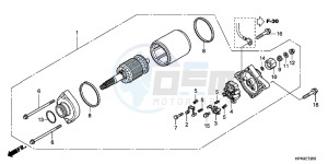 TRX420FPEC drawing STARTING MOTOR