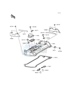 VULCAN S ABS EN650BGF XX (EU ME A(FRICA) drawing Cylinder Head Cover