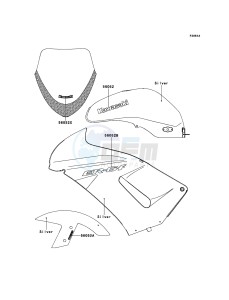 ER-6f ABS EX650B6F GB XX (EU ME A(FRICA) drawing Decals(Silver)