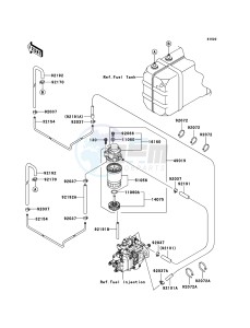 MULE 3010 TRANS 4x4 DIESEL KAF950E8F EU drawing Fuel Pump