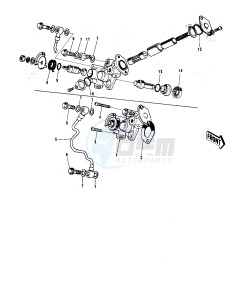 F9 (B-C) 350 drawing OIL PUMP -- 74-75 F9-B_F9-C 350- -