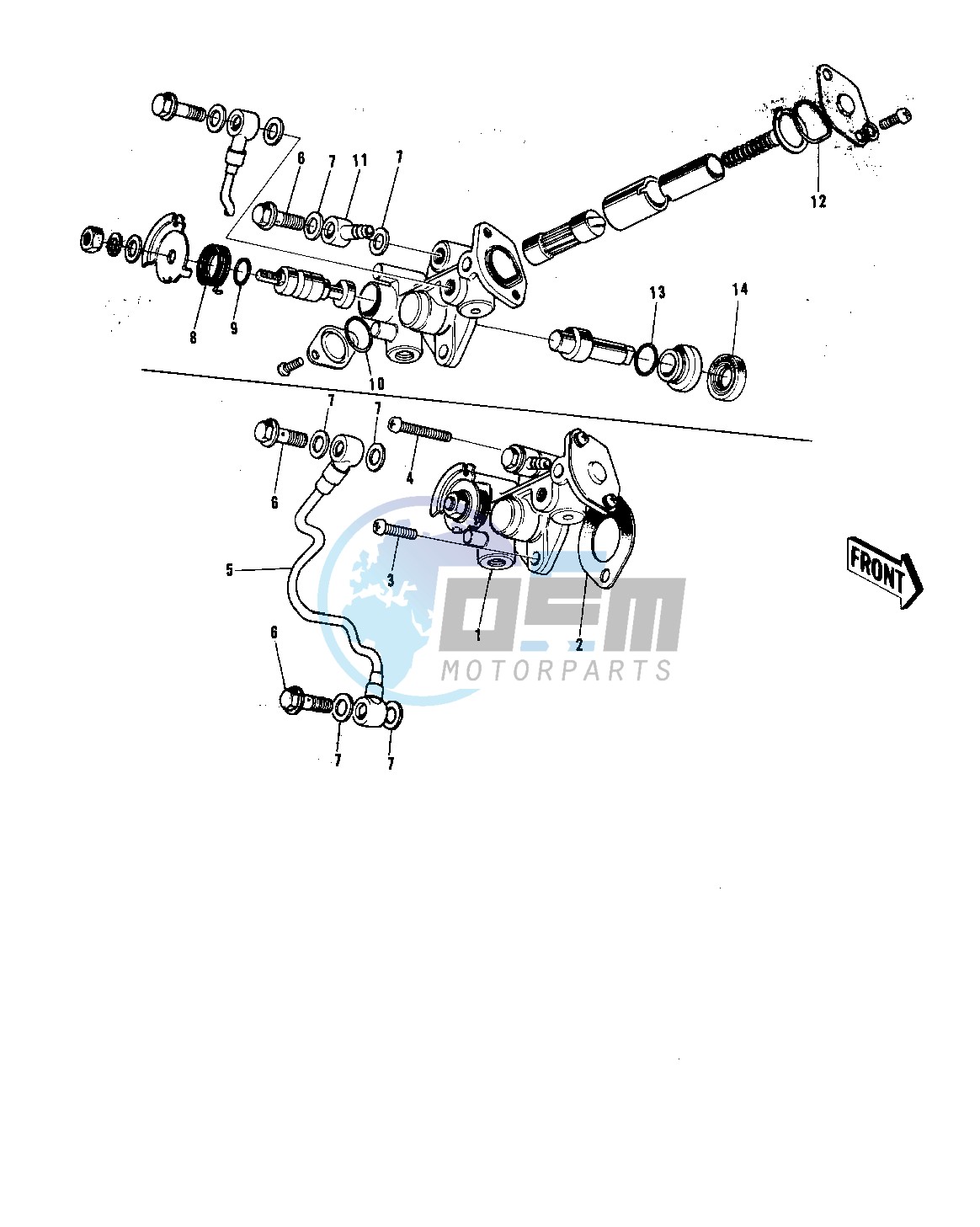 OIL PUMP -- 74-75 F9-B_F9-C 350- -