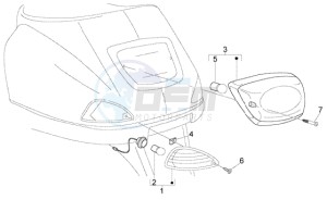 LX 50 2T drawing Rear lights