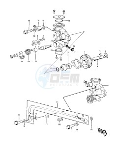 KD 100 M (M1-M4) drawing OIL PUMP