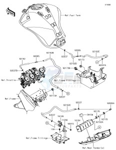 Z1000 ZR1000HHF XX (EU ME A(FRICA) drawing Fuel Evaporative System