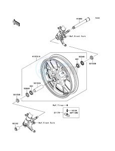 1400GTR_ABS ZG1400CBF FR GB XX (EU ME A(FRICA) drawing Front Hub