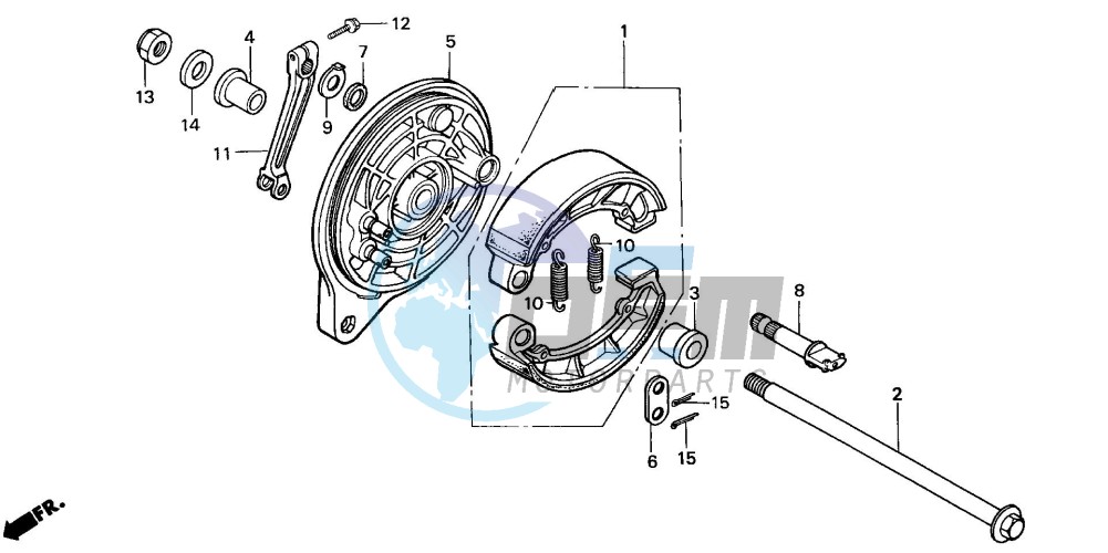 REAR BRAKE PANEL