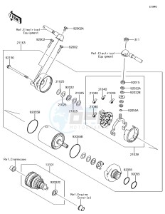 JET SKI ULTRA 310R JT1500NHF EU drawing Starter Motor