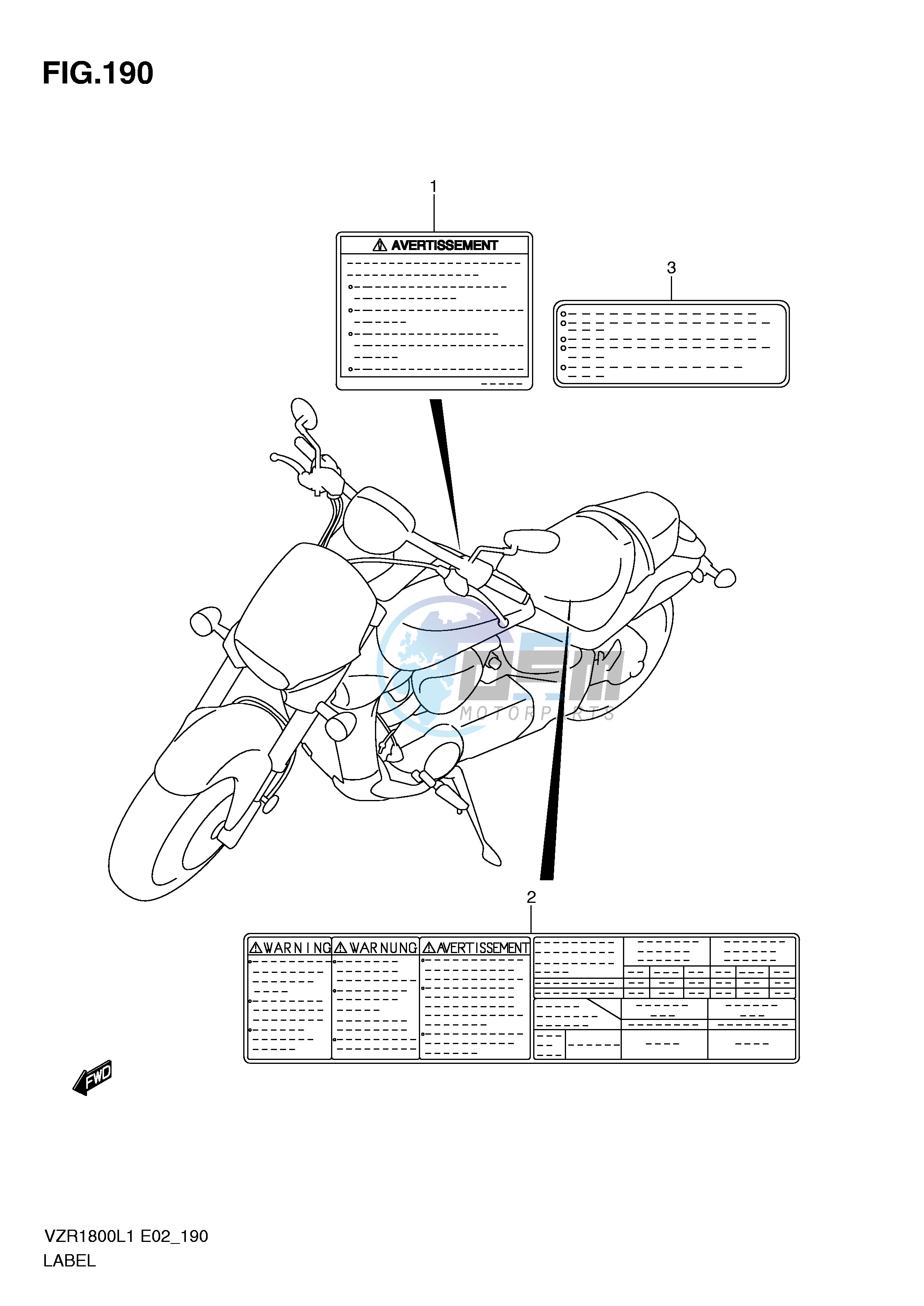 LABEL (VZR1800UFL1 E19)