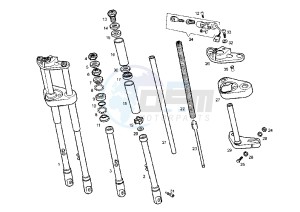 VARIANT REVOLUTION - 50 cc drawing FRONT FORK