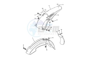 YZ 250 drawing FENDER