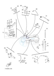 YPR250RA XMAX 250 ABS EVOLIS 250 ABS (1YS7 1YS7 1YS7) drawing ELECTRICAL 2