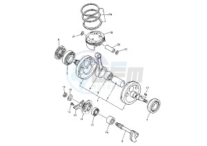 WR 400-426 F 426 drawing CRANKSHAFT PISTON