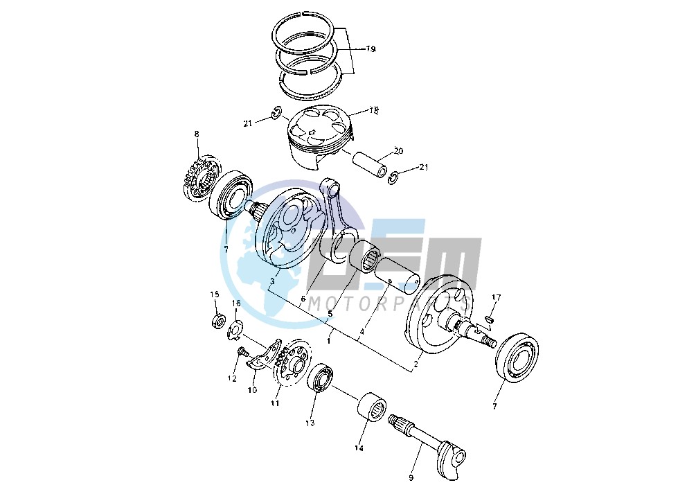 CRANKSHAFT PISTON