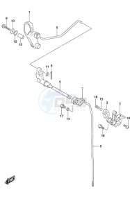 DF 20A drawing Clutch Rod Non-Remote Control