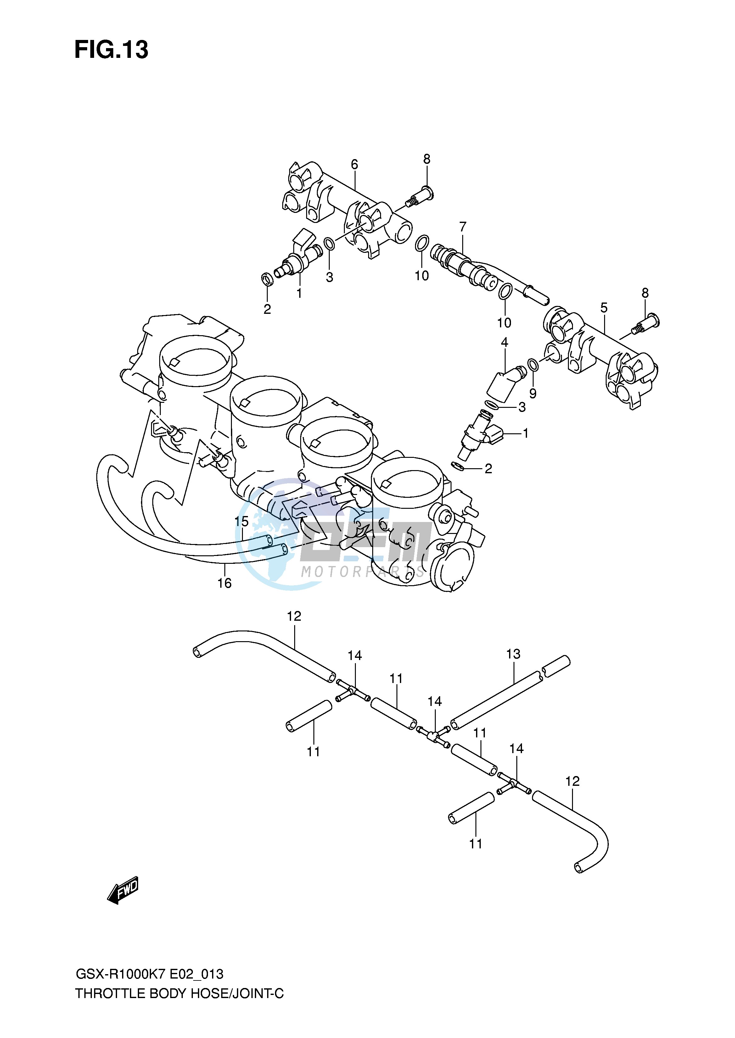 THROTTLE BODY HOSE JOINT