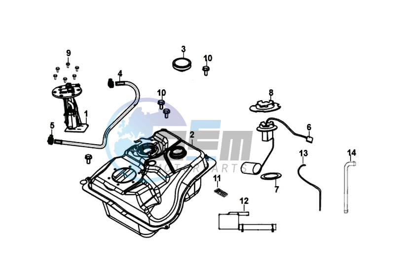 GAS TANK -  PETROL VALVE