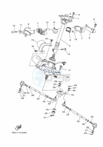 YFM700FWBD KODIAK 700 EPS (B5KV) drawing STEERING