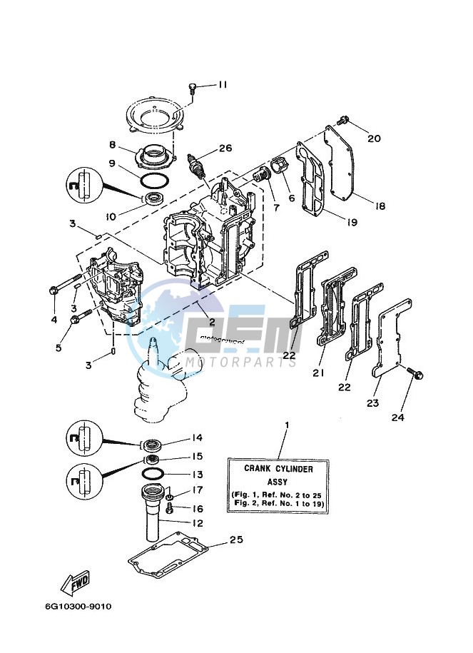 CYLINDER--CRANKCASE