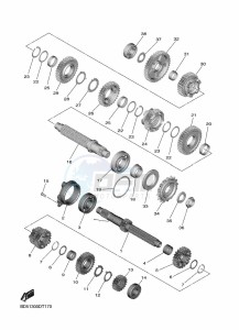 NIKEN GT MXT850D (B5B1) drawing TRANSMISSION