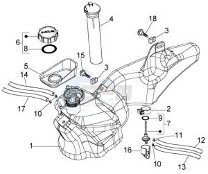 Liberty 50 4t RST Delivery drawing Fuel Tank